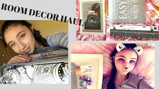 HUGE ROOM DECOR HAUL Target Bed Bath amp Beyond Etsy Walmart Aaron Brothers Staples [upl. by Toddy]