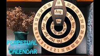 How To DIY Perpetual Calendar Paper Craft [upl. by Enytsirhc705]