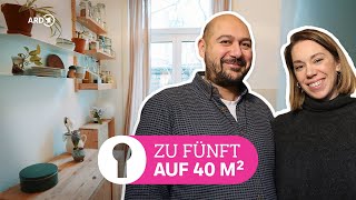 Fünfköpfige Familie lebt in Einzimmerwohnung – Tiny Living amp Minimalismus  ARD Room Tour [upl. by Nelra]