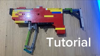 Working Lego MP5 Semi Auto Tutorial [upl. by Ahsaekal236]