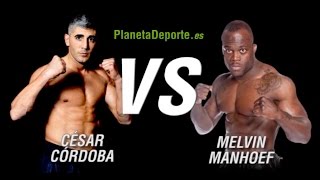 Combate César Córdoba vs Melvin Manhoef [upl. by Cailly]