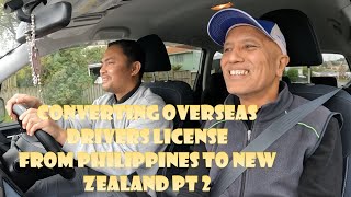 Converting overseas drivers license from Philippines to New Zealand drivers license [upl. by Garap515]