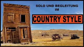 Westerngitarre  Solo und Begleitung zusammen spielen [upl. by Benkley444]