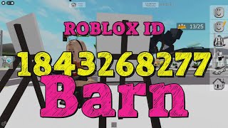 BARN Roblox Song Codes [upl. by Odracer]