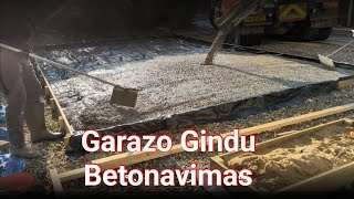 Garazo grindu betonavima [upl. by Whitebook463]