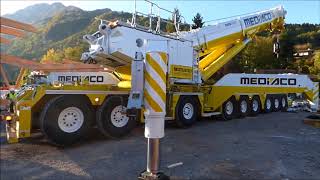 Liebherr LTM175091 MEDIACO en Haute Savoie  FRANCE [upl. by Anelleh295]