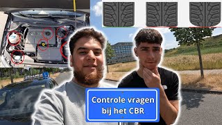 CONTROLE VRAGEN die je kunt krijgen bij het CBR [upl. by Aihpled]