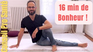 Routine dexercices anti mal de dos  étirements stretching mobilisation etc [upl. by Gabi]