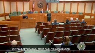 TPEA testifying at a Joint Budget Hearing for the Texas Facilities Commission [upl. by Stempson494]