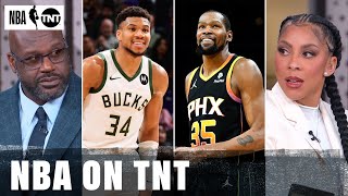 The Tuesday Crew Reacts to Bucks vs Suns Battle In The Valley  NBA on TNT [upl. by Sucramrej]