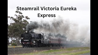 Steam to Ballarat Steamrail Victoria Eureka Express [upl. by Anilrac103]