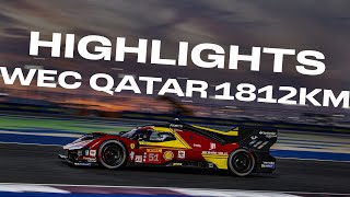 Ferrari at Qatar 1812KM  WEC Highlights [upl. by Thaxter]