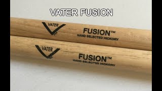 Vater Fusion Hickory Sticks  Quick ReviewDemonstration [upl. by Annaujat]