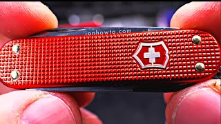 Victorinox Classic SD Alox Swiss Army Knife Unboxing and Functions Close Look [upl. by Neron116]