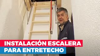 ¿Cómo instalar una escala para el entretecho [upl. by Jallier]