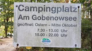 Campinplatz C27  Am Gobenowsee MecklenburgVorpommern  Germany [upl. by Oam652]