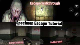 Specimen Zero Tutorial Walkthrough  How to escape in Specimen Lab 82 [upl. by Fionnula]