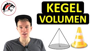 VOLUMEN eines Kegels berechnen  Mathe Tutorial [upl. by Coltin]