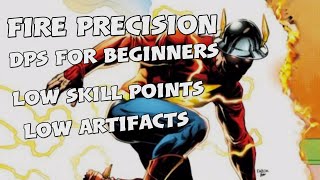 DCUO Fire DPS Precision Build [upl. by Norbel8]