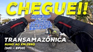 TRANSAMAZÔNICA S01  EP10  Rumo ao kmzero da BR230  CHEGUEI EM CABEDELOPB  67CP [upl. by Asserac]