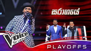 Pramuk Elica  Saragaye සරාගයේ  Playoffs  The Voice Sri Lanka [upl. by Dominica687]