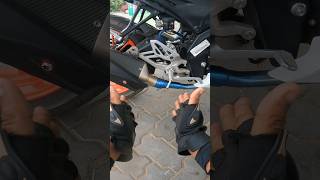 Full system titanium exhaust in R15 V4 😱 bikerboydipu motovlog shorts [upl. by Latsyk458]