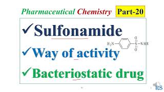 92 Sulfonamide Drugs Mode of Action Bacteriostatic Activity Synthesis of Sulphonamide drugs [upl. by Lyndsie837]