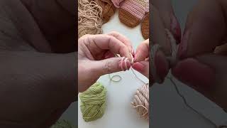 The most secure way to join two yarns 🧶 MAGIC KNOT TUTORIAL [upl. by Ayana]