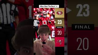 49ers Beat The Bucs ☠️shorts nfl football [upl. by Leirda]