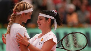 Arantxa SanchezVicario vs Mary Pierce 1994 Roland Garros Final Highlights [upl. by Bogie]