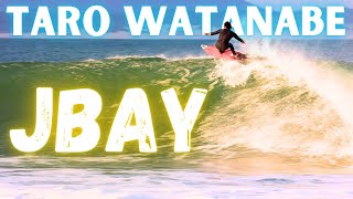 Taro Watanabe Malibus Surfing Stylist Shredding Jeffreys Bay [upl. by Christel]