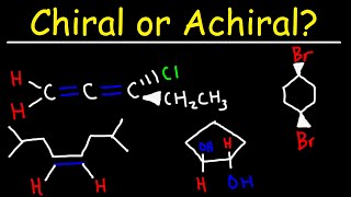 Chiral and Achiral Molecules  Allenes and Alkenes [upl. by Hnahc]