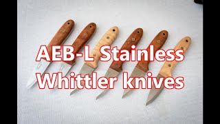 Whittlers in AEB L stainless steel [upl. by Novyaj]