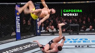 Crazy Capoeira Master Setting the UFC on Fire  Michel Pereira [upl. by Grizelda]