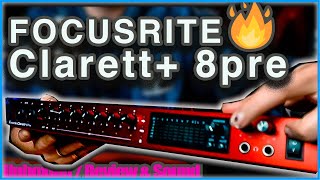 FOCUSRITE CLARETT 8pre Overview amp Test Is it as Good as they say 🤔 English Review [upl. by Quitt]