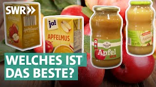 Apfelmus im Test Geschmack Inhaltsstoffe Rezepte  Marktcheck SWR [upl. by Barr]