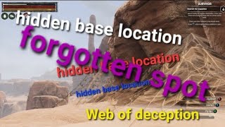 conan exiles hidden base location the forgotten spot [upl. by Pinkham723]