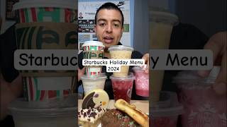 NEW Starbucks Holiday Drink Menu 2024 [upl. by Yraunaj]