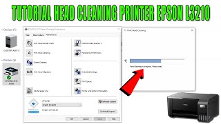 Tutorial Head Cleaning Printer Epson L3210 [upl. by Cutcliffe775]