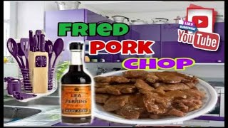 Cook Pork Chop with Lea amp Perrins SauceDhen－Lyn tvs vlog yummyndelicioustaste [upl. by Gnoz]