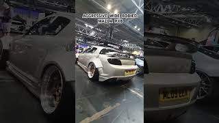 AGGRESSIVE Wide Body Mazda RX8 spotted at Gravity Slammed UK 2024 Show [upl. by Januarius954]