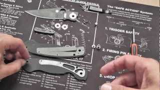 Spyderco Military disassembly [upl. by Rhoads]