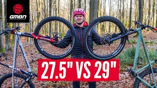 Whats The Best Wheel Size  275quot Vs 29quot MTB Hardtail [upl. by Ytirev349]