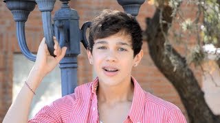 Mistletoe  Justin Bieber  music video cover by Austin Mahone  with lyrics [upl. by Lindie]