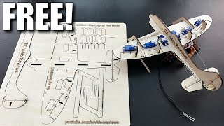 FREE RCVR2 Radio Setup Test Model Kit • Made with Atezr L2 36W Laser Engraver [upl. by Droc]