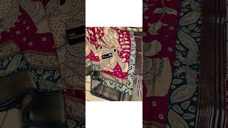 Pure Handloom Pure Kalamkari Silk Sarees with All over Designs nd Zari borders2999amp [upl. by Higginson205]