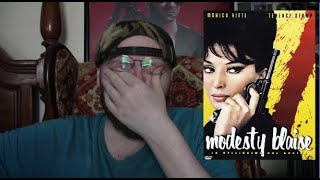 Modesty Blaise 1966 Movie Review  A Boring Spy Spoof [upl. by Htesil]