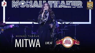 Mitwa  Live  Amazon Great Indian Festival  Monali Thakur  Kabhi Alvida Naa Kehna [upl. by Estey]