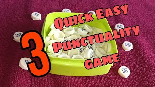 3 Quick Punctuality Game Time Saving  Fun Games [upl. by Nibbor314]