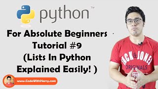 Python Lists And List Functions  Python Tutorials For Absolute Beginners In Hindi 9 [upl. by Gney967]